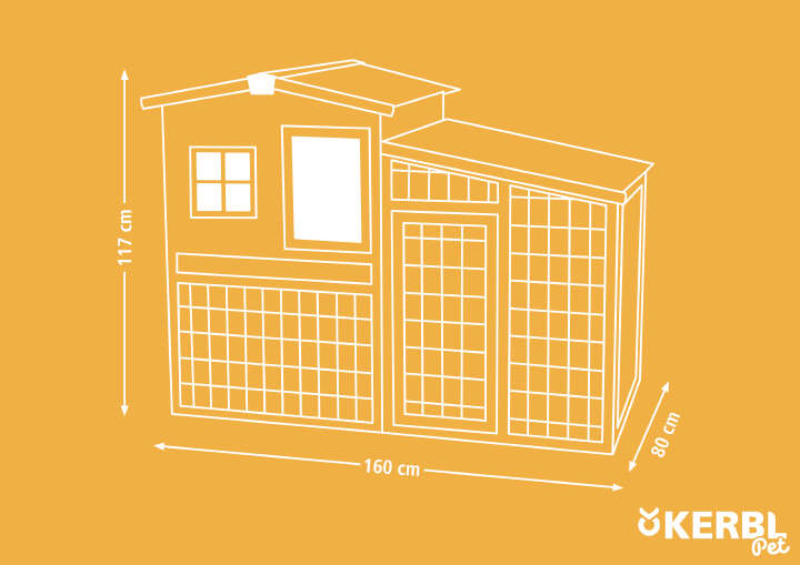 KERBL Kleintierstall FORTUNA